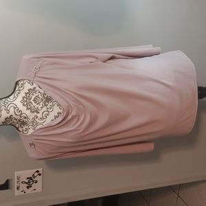 Drape collar knit top